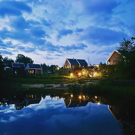 Osada Skoczkowo Komfortowe Domki Z Prywatnymi Jacuzzi Nad Jeziorem- Sauna- Balia-Staw Wedkarski-Basen Z Podgrzewana Woda!