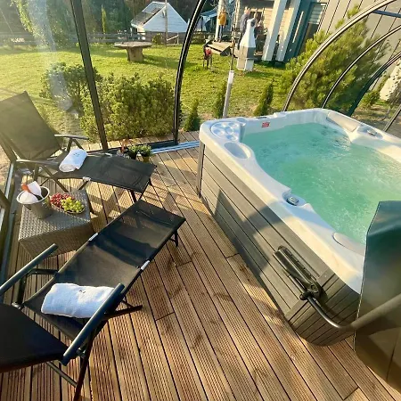 Osada Skoczkowo Komfortowe Domki Z Prywatnymi Jacuzzi Nad Jeziorem- Sauna- Balia-Staw Wedkarski-Basen Z Podgrzewana Woda! * Podiazy