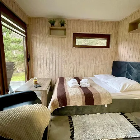Osada Skoczkowo Komfortowe Z Prywatnymi Wannami Hot-tub Nad Jeziorem- Sauna- Balia- Prywatny Staw Wedkarski بيت للعطل *