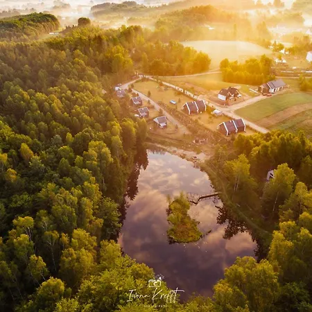 Osada Skoczkowo Komfortowe Z Prywatnymi Wannami Hot-tub Nad Jeziorem- Sauna- Balia- Prywatny Staw Wędkarski *