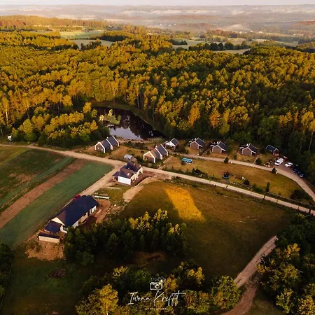 Osada Skoczkowo Komfortowe Z Prywatnymi Wannami Hot-tub Nad Jeziorem- Sauna- Balia- Prywatny Staw Wedkarski Ferienhaus