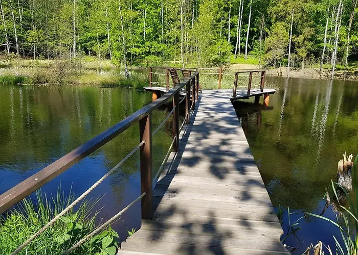 Osada Skoczkowo Komfortowe Z Prywatnymi Wannami Hot-tub Nad Jeziorem- Sauna- Balia- Prywatny Staw Wedkarski Podiazy