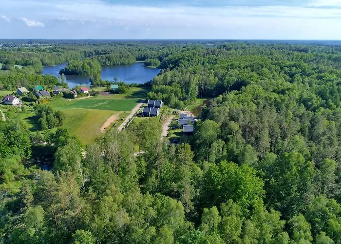 Osada Skoczkowo Komfortowe Z Prywatnymi Wannami Hot-tub Nad Jeziorem- Sauna- Balia- Prywatny Staw Wedkarski * Podiazy