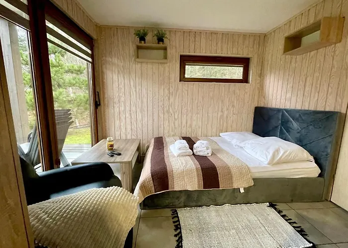 Osada Skoczkowo Komfortowe Z Prywatnymi Wannami Hot-tub Nad Jeziorem- Sauna- Balia- Prywatny Staw Wedkarski בית נופש *