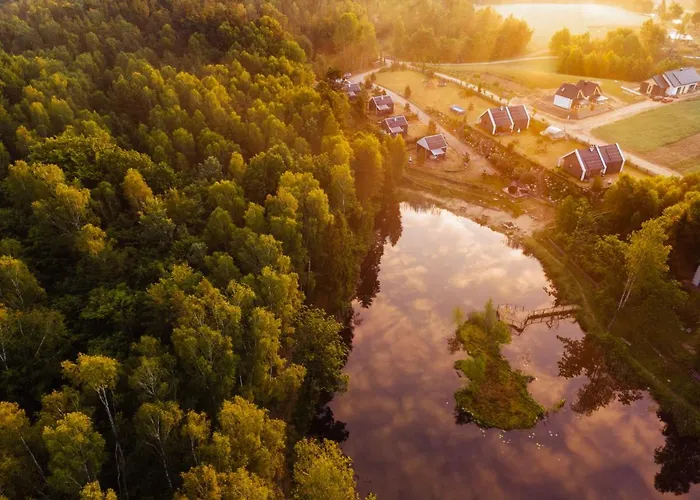 Osada Skoczkowo Komfortowe Z Prywatnymi Wannami Hot-tub Nad Jeziorem- Sauna- Balia- Prywatny Staw Wedkarski *